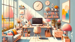 Study/Work or Relax In March Lofi Vibes 🌺 ~ Chill Hip Hop Mix | Spring Lofi To Study Music 2024 ✨