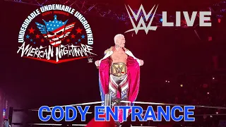 WWE CODY RHODES ENTRANCE BELFAST LIVE SHOW!!!