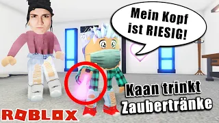 BABY KAAN TRINKT VERRÜCKTE ZAUBERTRÄNKE! Mama Dania flippt aus! Roblox Deutsch