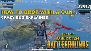 How To Drop With a Gun ( classic mode ) ll PUBGM Glitch / Bug ll ShreeMan LegenD