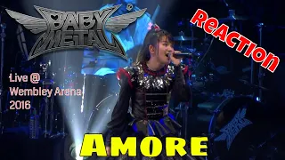 BABYMETAL - AMORE REACTION | LIVE @ WEMBLEY ARENA 2016 | DRUMMER REACTS