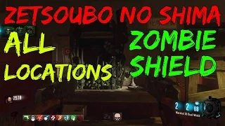 Zetsubou No Shima - FULL Zombie Shield Tutorial & All Locations | Black Ops 3 Zombies |