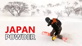 Japan Powder Snowboarding in Hakuba Happo-One