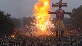 Dussehra Festival - Burning Ravana Effigies in Amritsar, Religion in India