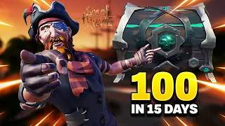 We STOLE 100 Chests of Legends in 15 Days! (Sea of Thieves)