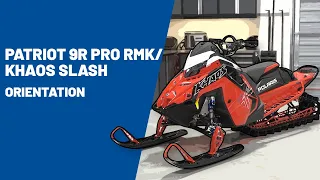 2023+ Patriot 9R Pro RMK/Khaos Slash Orientation | Polaris Snowmobiles