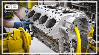 V8 ENGINE - Car Factory Production Assembly Line