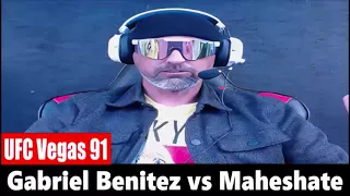 UFC Vegas 91: Gabriel Benitez vs Maheshate PREDICTION