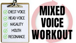Daily MIXED VOICE Vocal Exercises for Guys