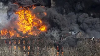 Пожар на Невской Мануфактуре