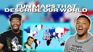 AMERICANS REACT To Fun Maps That Describe Our World
