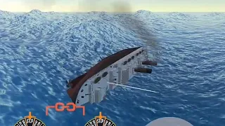 Only Survived 2 Seconds, Capsized, Then Sank - Ship Mooring 3D