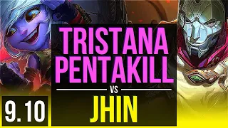 TRISTANA & Leona vs JHIN & Yuumi (ADC) | Pentakill, Quadrakill, Legendary | NA Challenger | v9.10