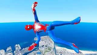 GTA 5 Epic Water Ragdolls Spiderman Vs Minions, Hulk, Squid Dolls, Gorilla, King Kong PART 3