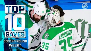 Top 10 Saves from Week 1 of the Second Round | Stanley Cup Playoffs | NHL