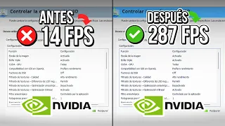 🔧 PANEL NVIDIA: LA MEJOR CONFIGURACIÓN PARA MÁXIMO FPS Y RENDIMIENTO🔥 | Optimizar NVIDIA ✔️