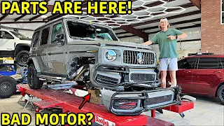 Rebuilding A Wrecked 2022 Mercedes G63 G Wagon PART 1