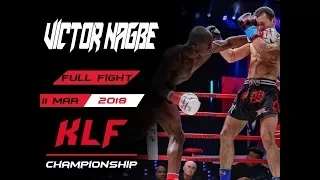 Kickboxing: Victor Nagbe VS Dzianis Zuev  FULL FIGHT-2018