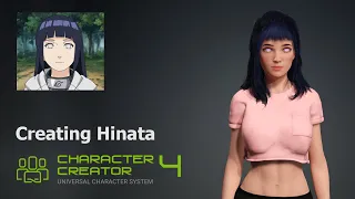Creating Hinata in Character Creator 4