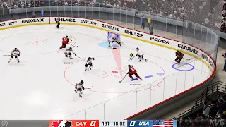 NHL 22 - Canada vs USA - Gameplay (PS5 UHD) [4K60FPS]