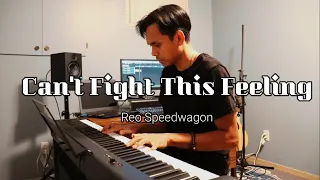 Can't Fight This Feeling - Reo Speedwagon (Piano Cover) with Lyrics #reospeedwagon