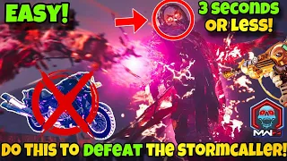 EASIEST Way To DEFEAT The STORMCALLER In MW3 Zombies (SOLO) - Act 3 Closing Time Mission!