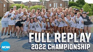 2022 DIII women's lacrosse championship: Tufts vs. Middlebury I Full Replay