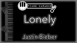 Lonely - Justin Bieber - Piano Karaoke Instrumental