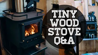 TINY Wood Stove in a Tiny House - THE CUB - Cubic Mini Wood Stove Review