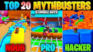 Top 20 Mythbusters in Stumble Guys | Stumble Guys: Multiplayer Royal