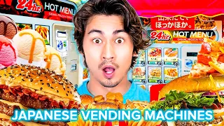 I Ate Only JAPANESE VENDING MACHINE FOODS For 24 HOURS