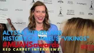 Alyssa Sutherland #QueenAslaug #Vikings 2016 Make-Up Artists & Hair Stylists Awards #MUAHSawards