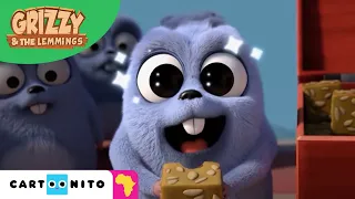 Grizzy and the Lemmings | Delicious Sesame Nougat | Cartoonito Africa