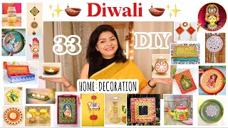 33 DIY || Affordable Diwali Home Decoration || Diwali gift Ideas || Home Decor & Gift Ideas