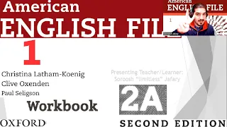 American English File 2nd Edition Book 1 Workbook Part 2A