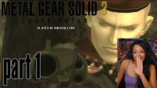 First Playthrough | Metal Gear Solid 3: Snake Eater | Part 1 | Let's Play w/ imkataclysm