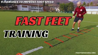 9 Fast Feet Exercises To Improve Your Foot Speed | Agility Ladder Training