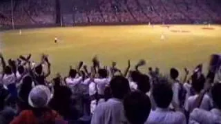 1990 Japanese Baseball - Dragons Vs. Swallows 900822-A