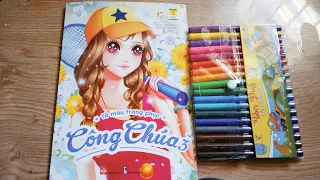 Tô màu tranh công chúa / Coloring princess