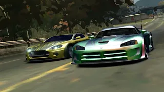 Ronnie's Aston Martin DB9 vs Jv's Dodge Viper Mostwanted Speedtrap and Drag Race