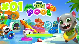 Talking Tom Pool [ Level 1-20 ] | iOS / Android Walkthrough Gameplay #01