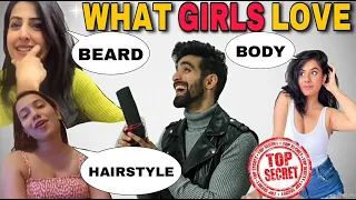 Asked GIRLS WHAT THEY LOVE IN GUYS| SECRETS🤫| BEARD OR 6 PACKS OR MONEY OR HAIRSTYLES | FUNNY🤣 101