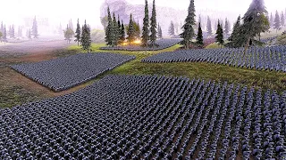 Alliance of Uruk Hai, Wendigo & Soul Tyrants Lay Siege to Castle - Ultimate Epic Battle Simulator