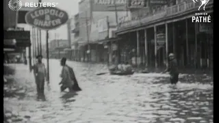 Hurricane at Galveston, Texas (1919)