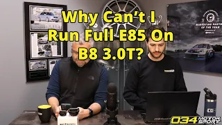 Why Can My 3.0T Only Run E40 and Not E85? | 034Motorsport FAQ