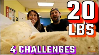 BURRITO BAY ~ DOUBLE CHALLENGE ~ WE SPENT HOW MUCH?!  20 LBS COMBINED