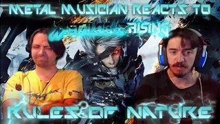 Metal Musician Reacts to Metal Gear Rising: Revengeance "Rules of Nature" by Jamie Christopherson