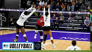 Northwestern at Maryland | Big Ten Volleyball | Oct. 22, 2022 | B1G+ Encore