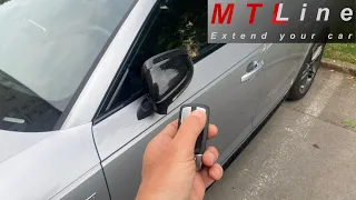 Audi A4, MY2019 - mirrors folding modus change - sprememba načina zlaganja ogledal