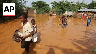 Communities in East Africa forced to flee homes due to flooding